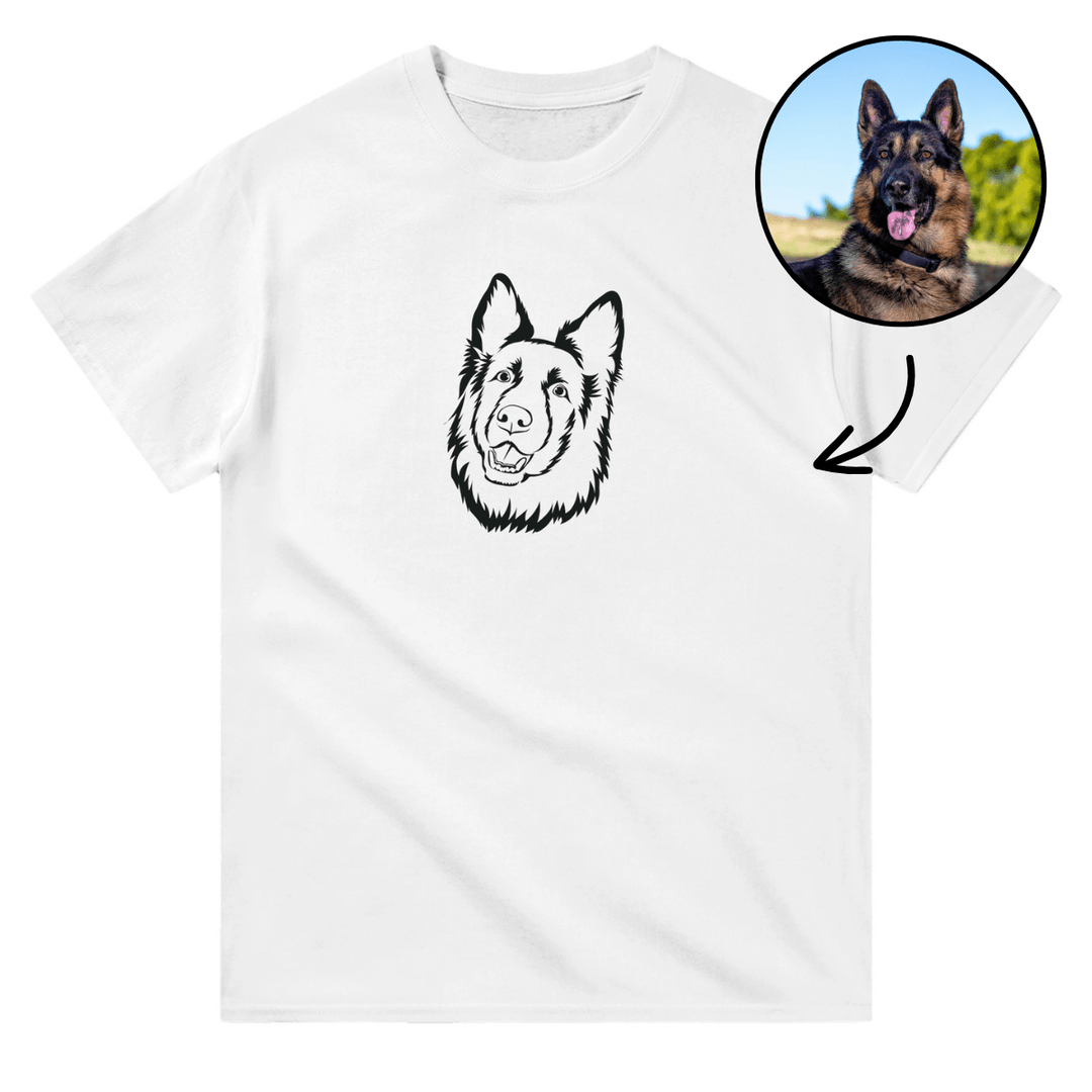 Personalisiertes T-Shirt - Sketch Art - Gramart